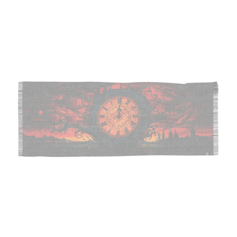 iRaveBabe® Crimson Clock Pashmina