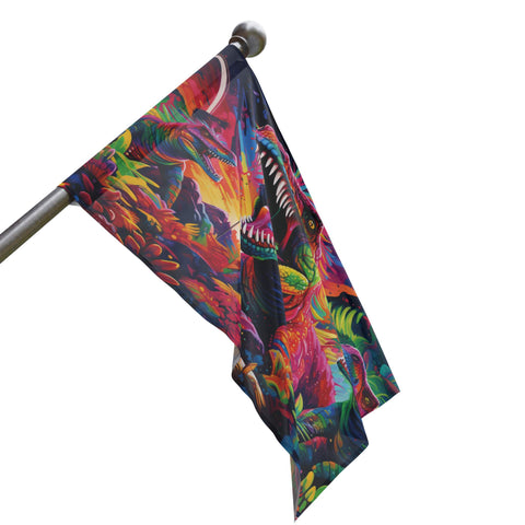 iRaveBabe® Rampage & Rave Rex Flag