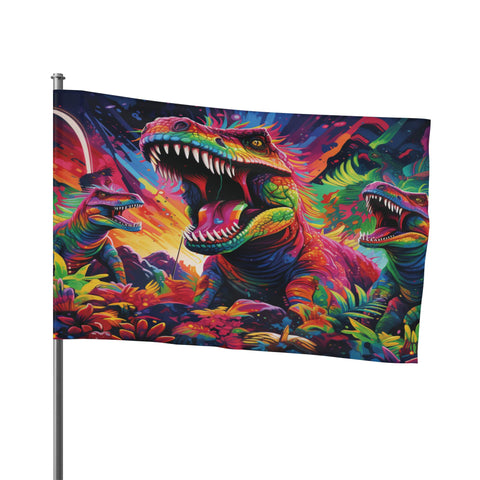 iRaveBabe® Rampage & Rave Rex Flag