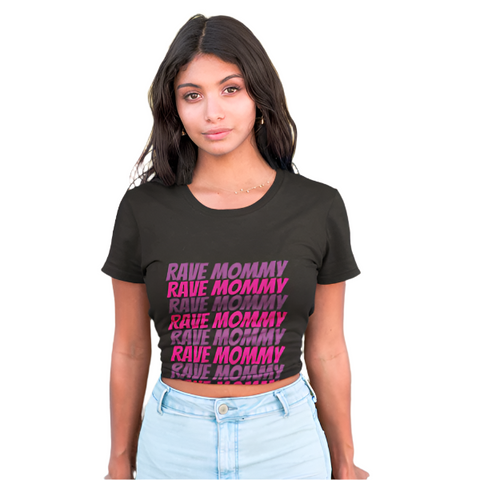 iRaveBabe® Rave Mommy Crop Tee