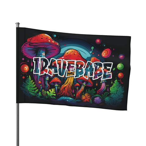 iRaveBabe® Trippy Tropics Flag