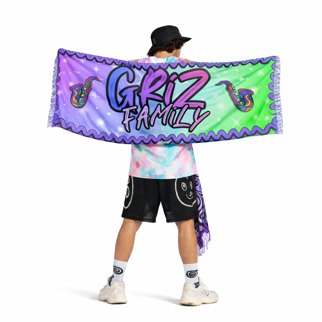 iRaveBabe® GRiZ FAMiLY Pashmina