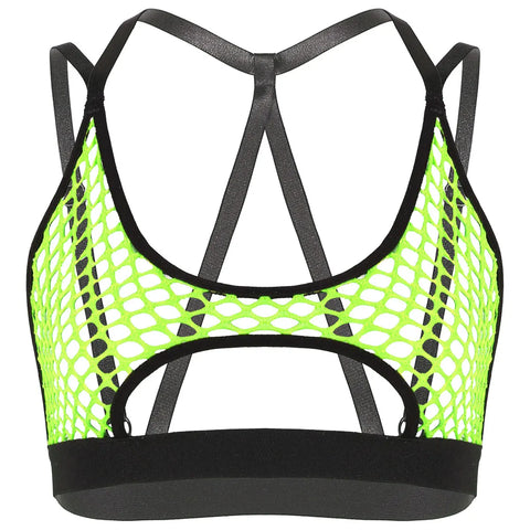 Neon Vibes Mesh Bralette