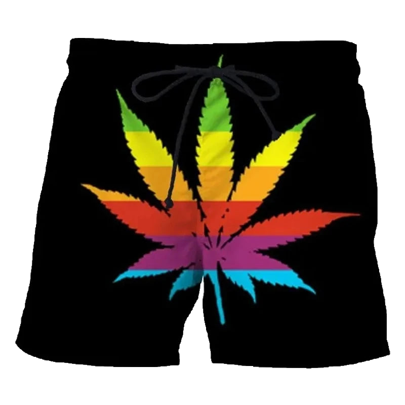 Psychedelic Weed Shorts