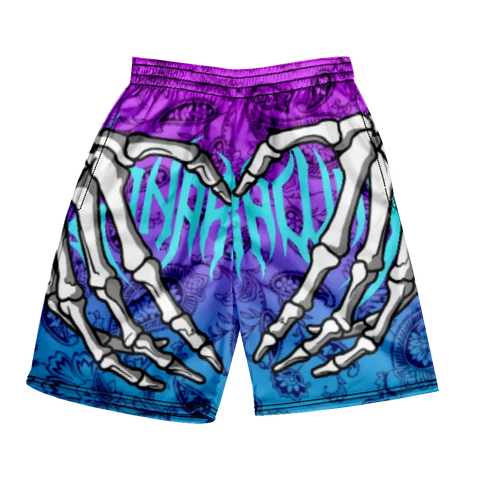 Neon Grip Skeleton Shorts