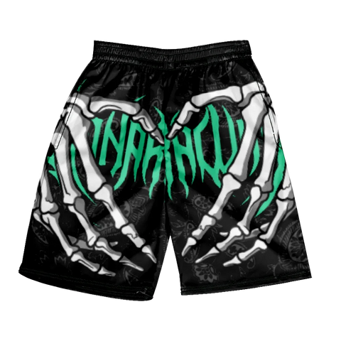 Neon Grip Skeleton Shorts