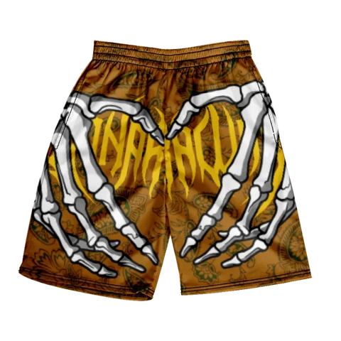 Neon Grip Skeleton Shorts