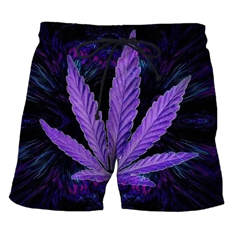 Psychedelic Weed Shorts