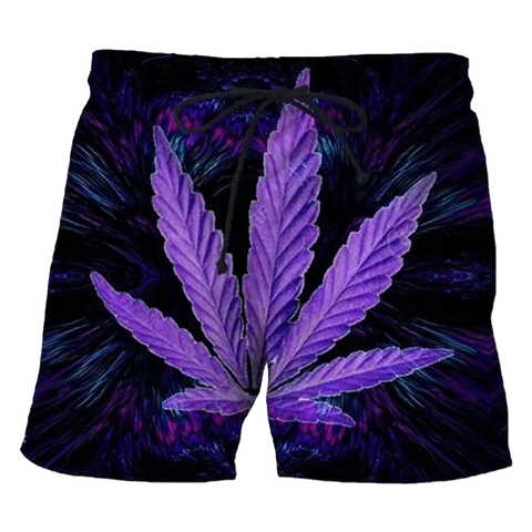 Psychedelic Weed Shorts