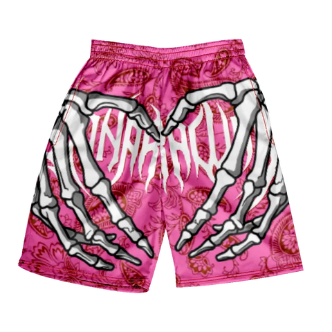 Neon Grip Skeleton Shorts